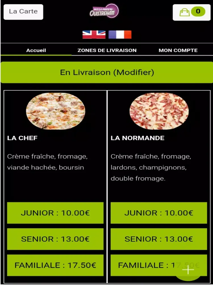 Pizza Presto Ouistreham iPad  স্ক্রিনশট
