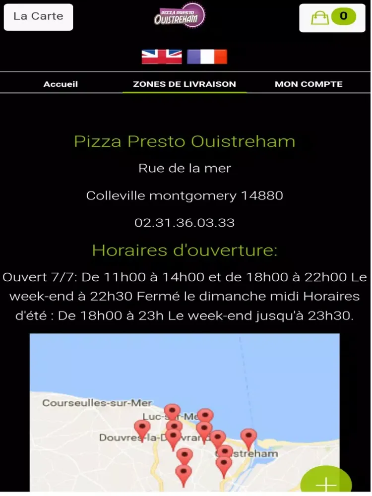 Pizza Presto Ouistreham iPad  স্ক্রিনশট
