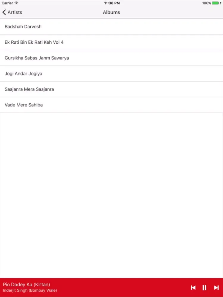 Capturas de pantalla de Sikh Sangeet iPad 
