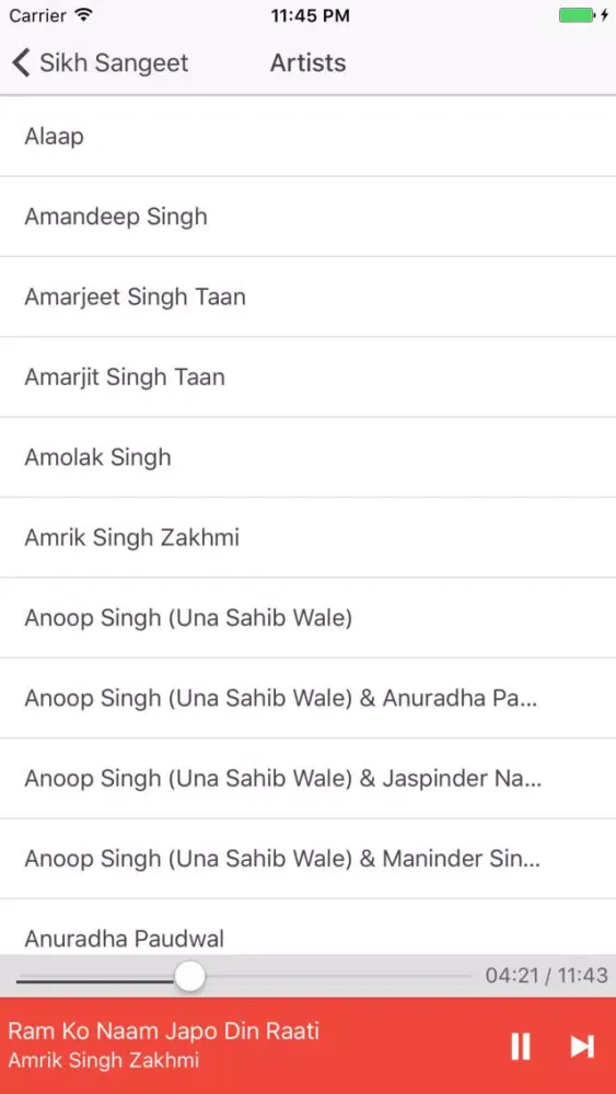 Capturas de pantalla de Sikh Sangeet