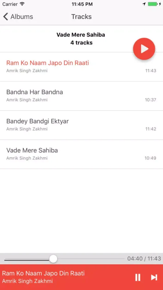 Capturas de pantalla de Sikh Sangeet
