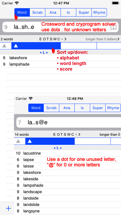 English Words Finder PRO スクリーンショット