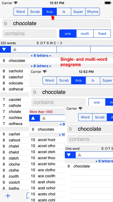 English Words Finder PRO Ekran Görüntüleri
