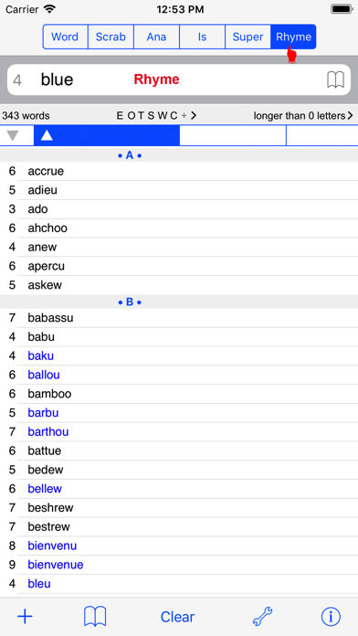 English Words Finder PRO スクリーンショット