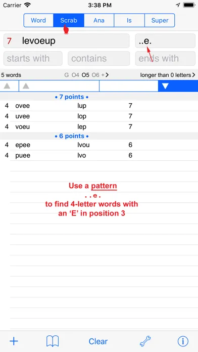 F Words Finder French PRO स्क्रीनशॉट