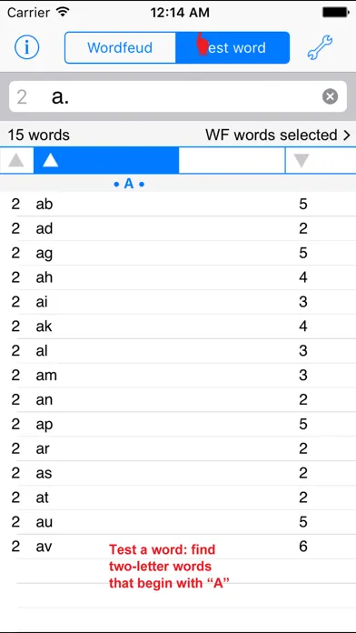 Capturas de tela do Norsk Wordfeud Words Finder