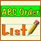 ABC Order List