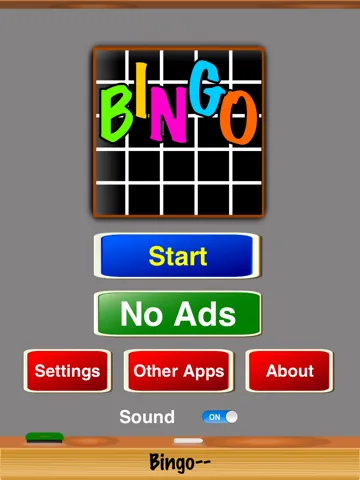 Tangkapan layar Bingo-- iPad 