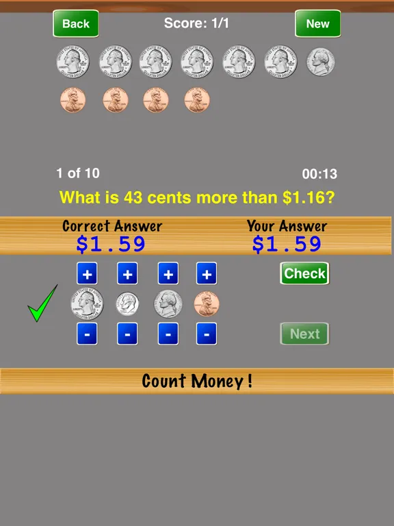 Capturas de pantalla de Count Money ! iPad 