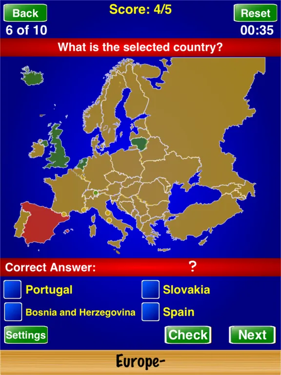 Screenshot di Europe- iPad 
