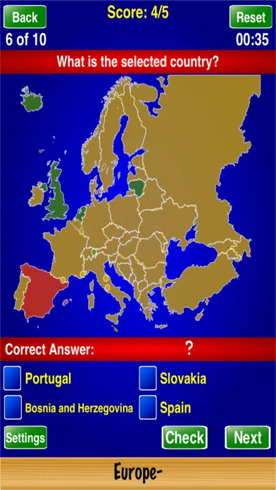Screenshot di Europe-