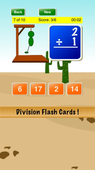 Division Flash Cards ! Ekran Görüntüleri