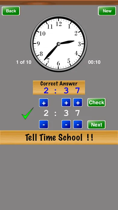 Tell Time School ! ! سکرین شاٹس