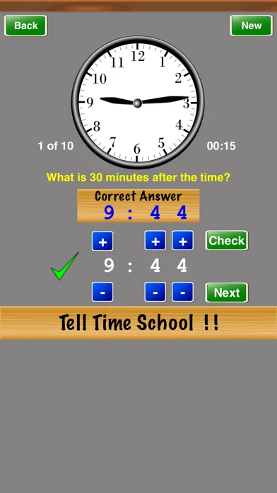 Tell Time School ! ! سکرین شاٹس