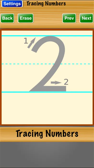 Zrzuty ekranu Tracing Numbers