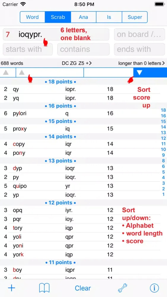 WordsFinder Italiano PRO应用截图