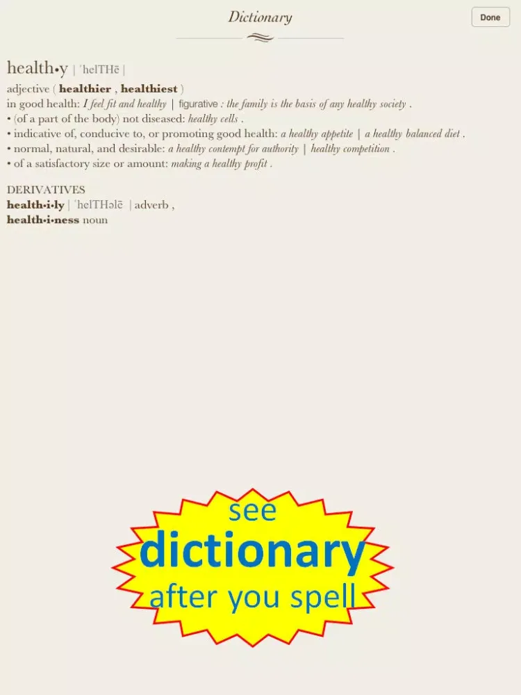 Capturas de tela do 7 Letter Spelling FREE iPad 