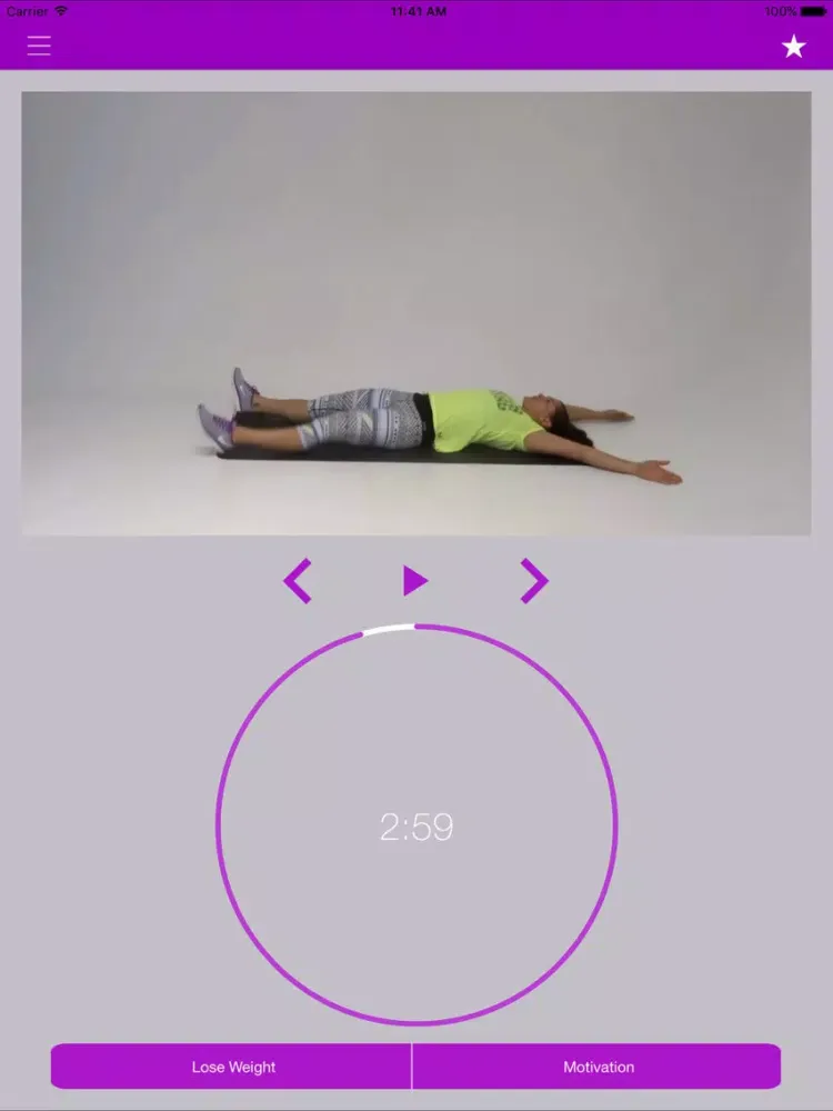 Capturas de tela do Flat Stomach Workouts Belly Fat Trainer Exercises iPad 