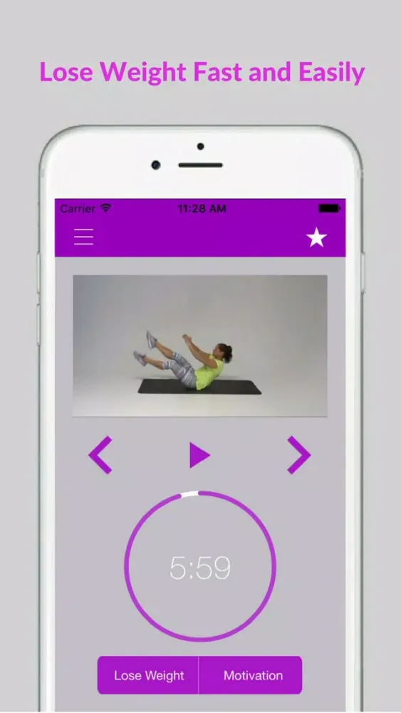 Capturas de tela do Flat Stomach Workouts Belly Fat Trainer Exercises
