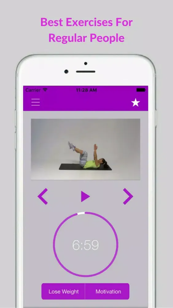 Capturas de tela do Flat Stomach Workouts Belly Fat Trainer Exercises