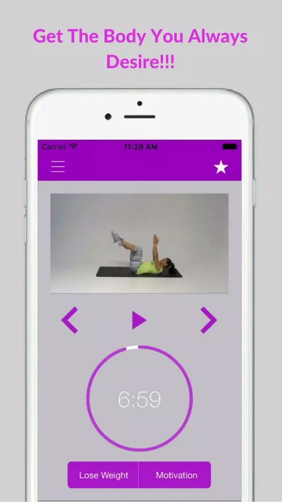 Capturas de tela do Flat Stomach Workouts Belly Fat Trainer Exercises