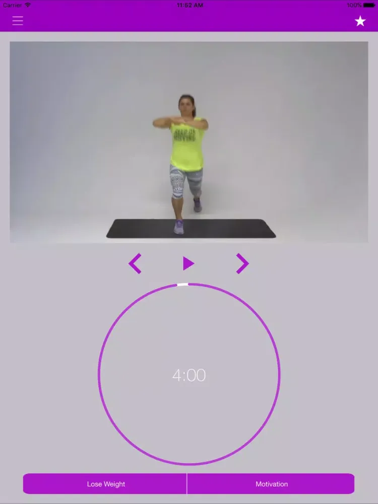 ภาพหน้าจอของ Fat Burning Training Exercises & Workout Routine iPad 