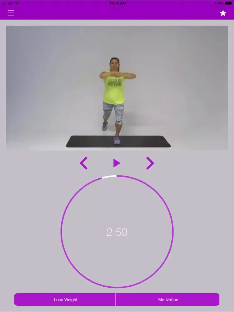 ภาพหน้าจอของ Fat Burning Training Exercises & Workout Routine iPad 