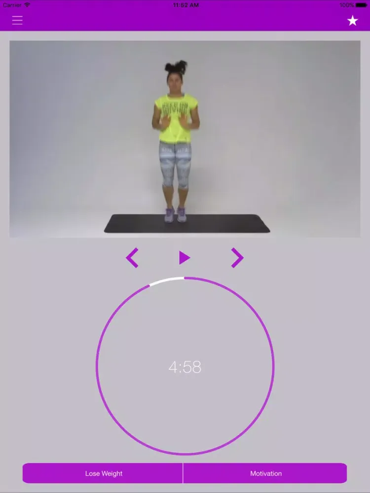 ภาพหน้าจอของ Fat Burning Training Exercises & Workout Routine iPad 