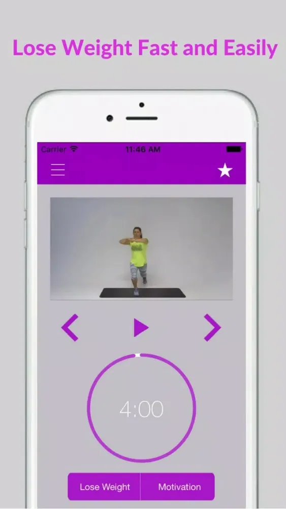 ภาพหน้าจอของ Fat Burning Training Exercises & Workout Routine