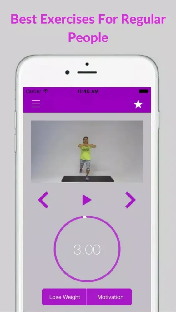 ภาพหน้าจอของ Fat Burning Training Exercises & Workout Routine