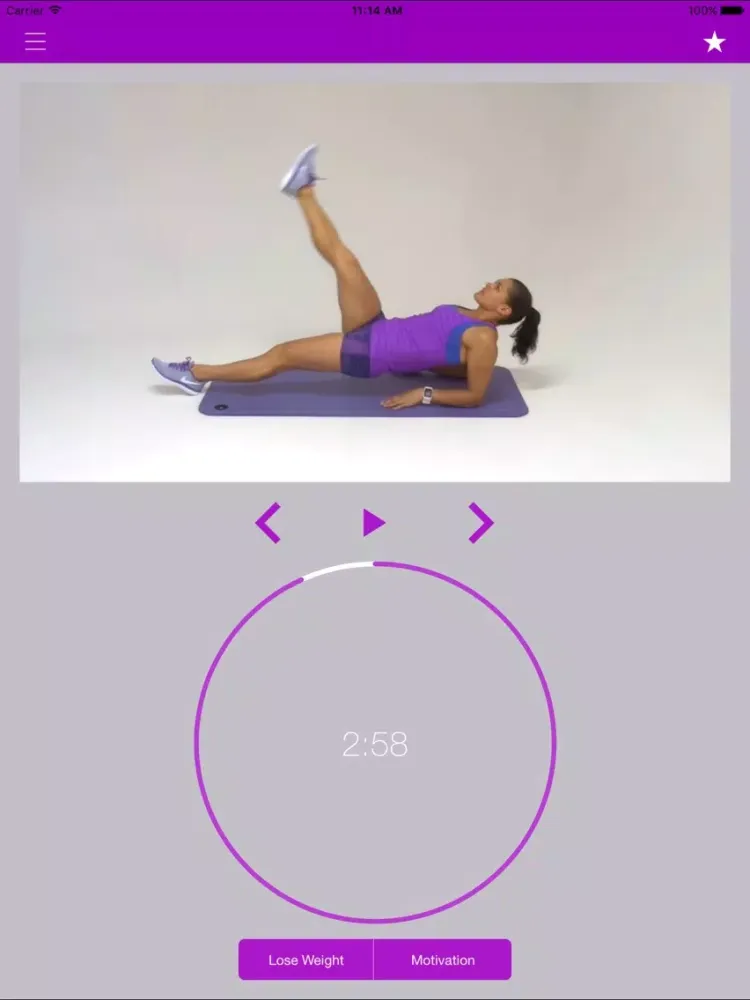Captures d'écran de Plank Exercise Challenge and Flat Belly Workout iPad 