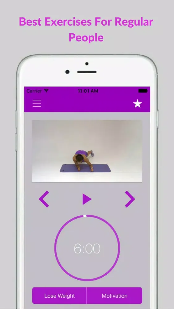 Captures d'écran de Plank Exercise Challenge and Flat Belly Workout
