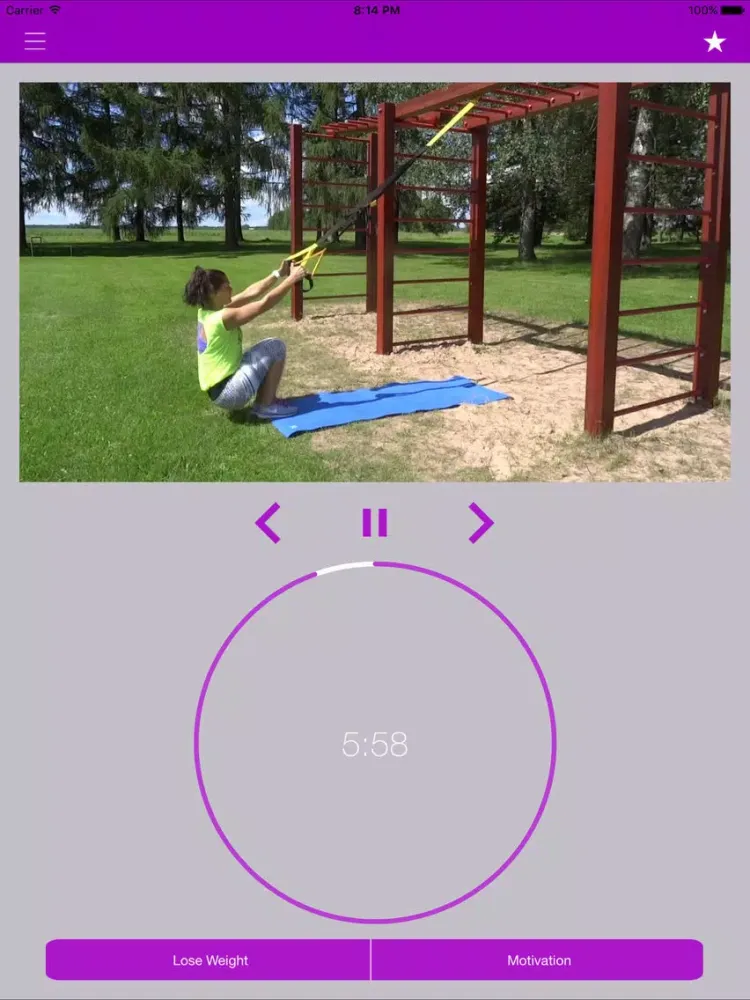 Suspension Legs Exercises Workout Training Trx iPad 应用截图