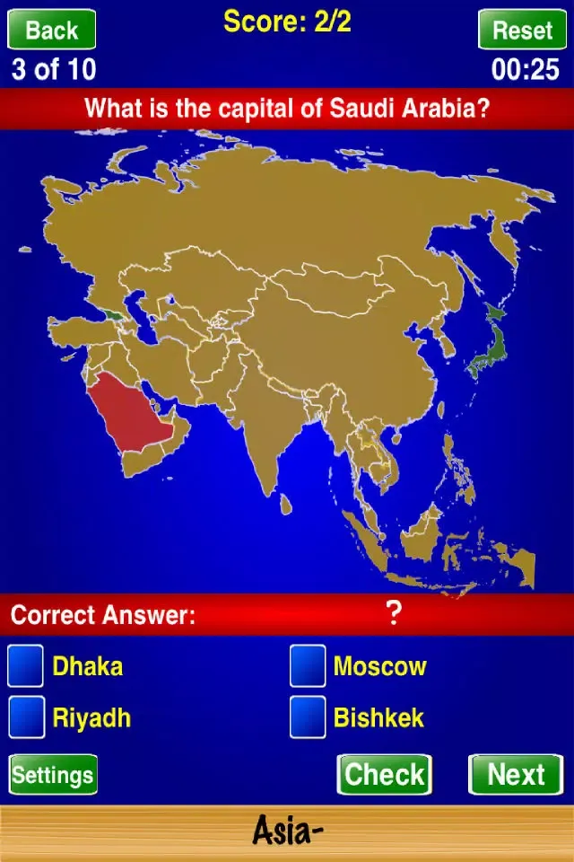 Captures d'écran de Asia-