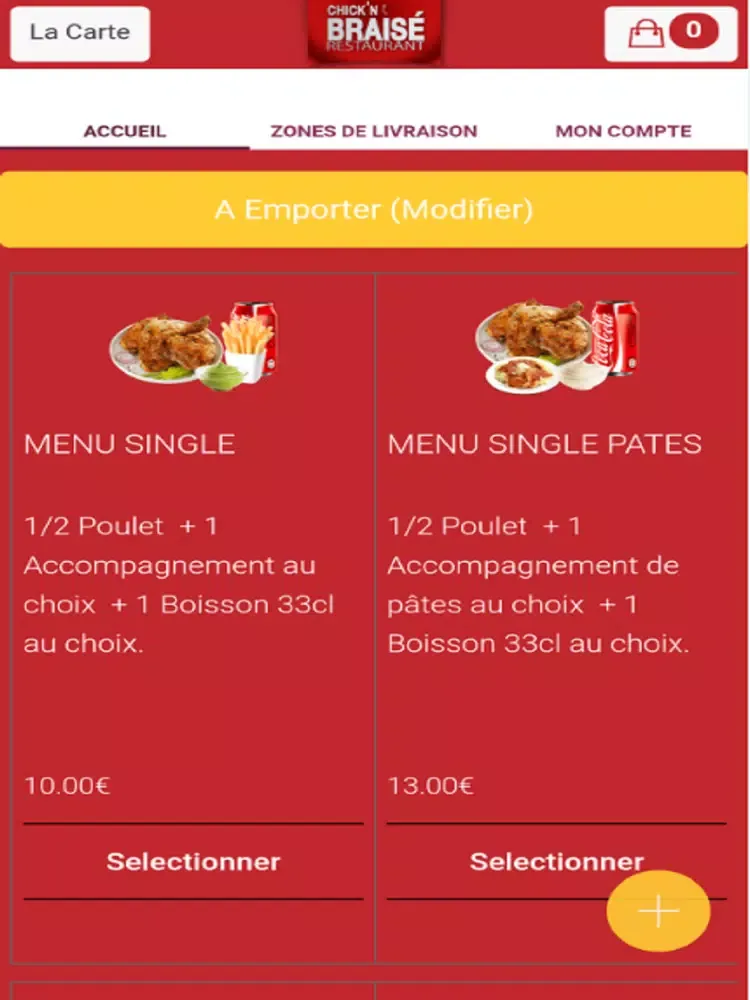 Chick N Braisé iPad  Screenshots