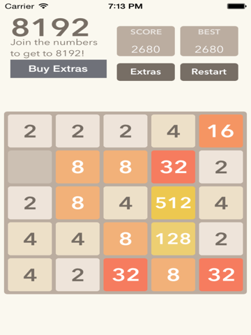 Captures d'écran de 8192 Slider 5x5 Number Puzzle Game iPad 