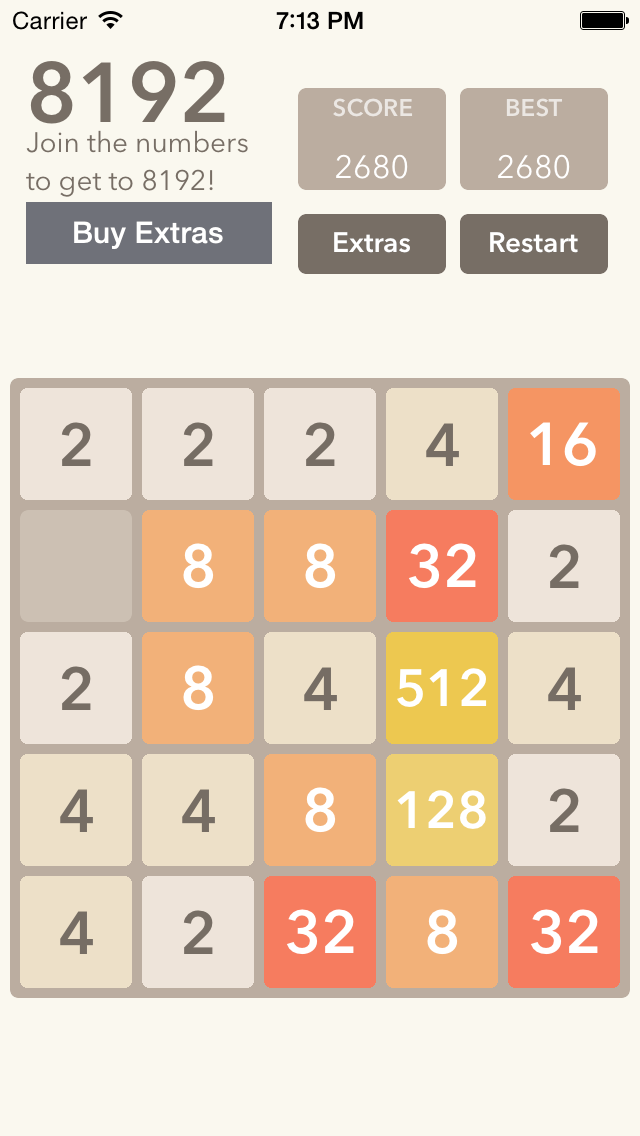 Captures d'écran de 8192 Slider 5x5 Number Puzzle Game