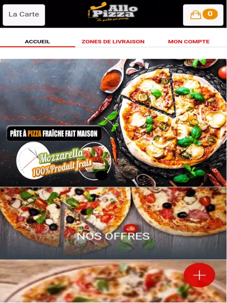 Ảnh chụp màn hình của Allo Pizza Chatou iPad 