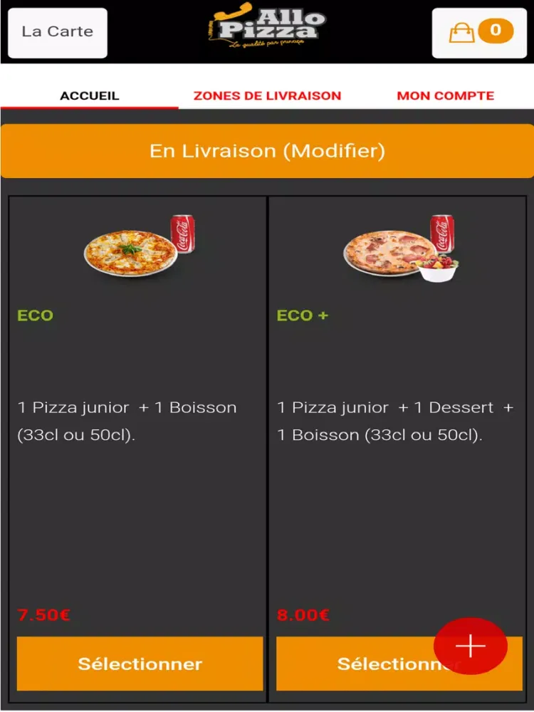 Ảnh chụp màn hình của Allo Pizza Chatou iPad 