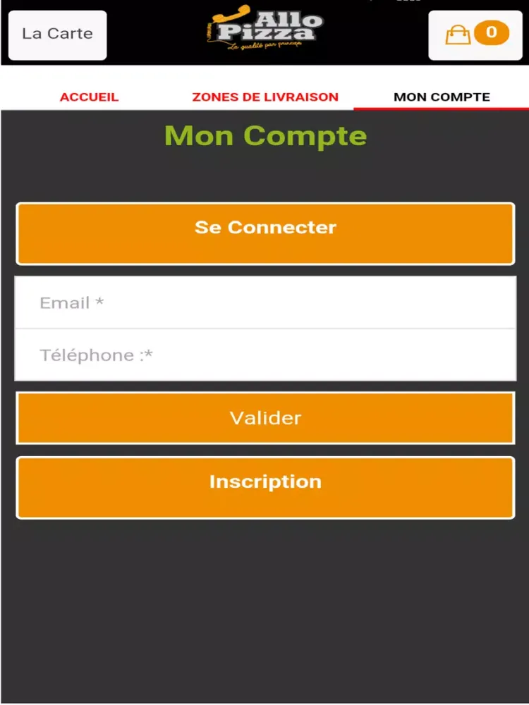 Ảnh chụp màn hình của Allo Pizza Chatou iPad 