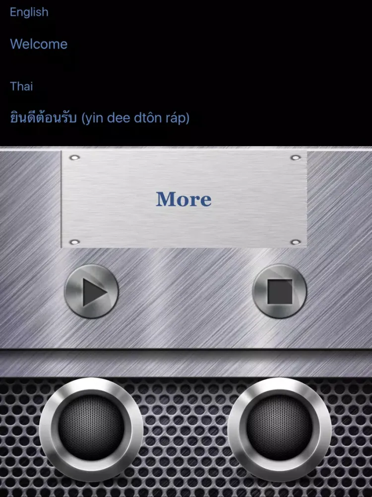 Screenshot di Speak Thai Phrases iPad 