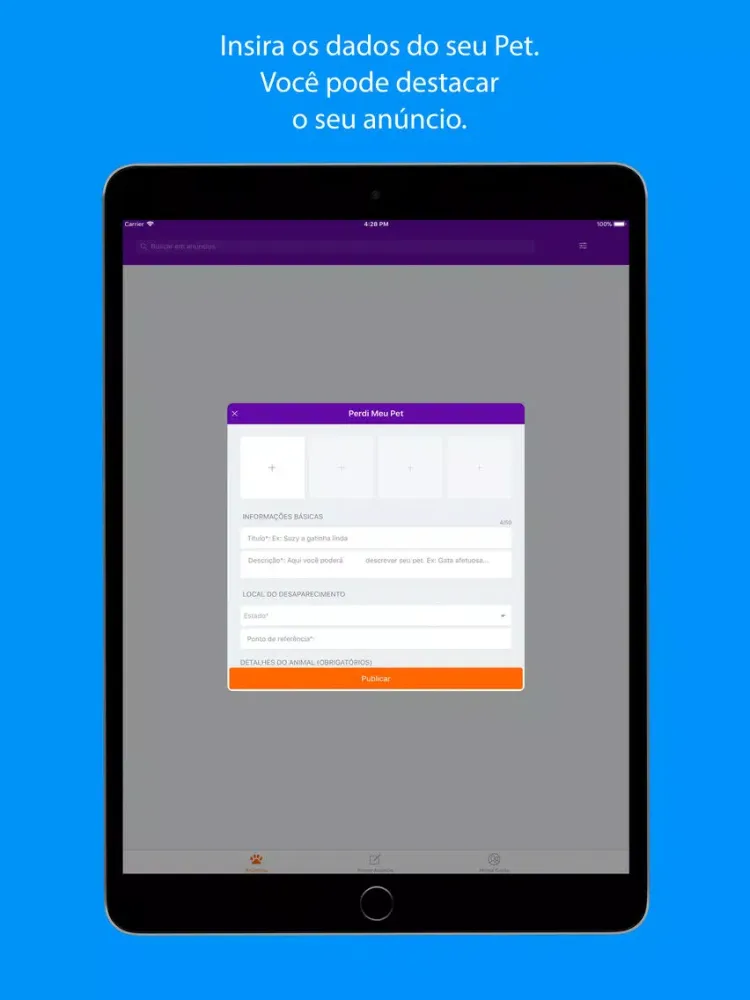 EasyPet: Encontre seu Pet iPad  Ekran Görüntüleri