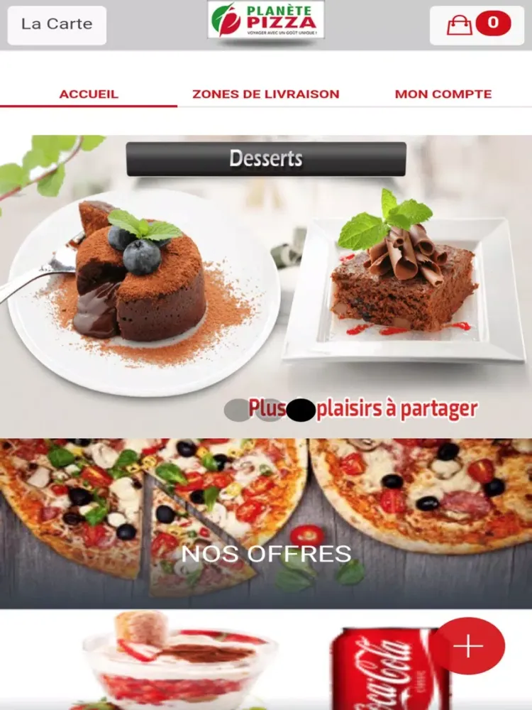 Planete Pizza Thiais iPad 应用截图