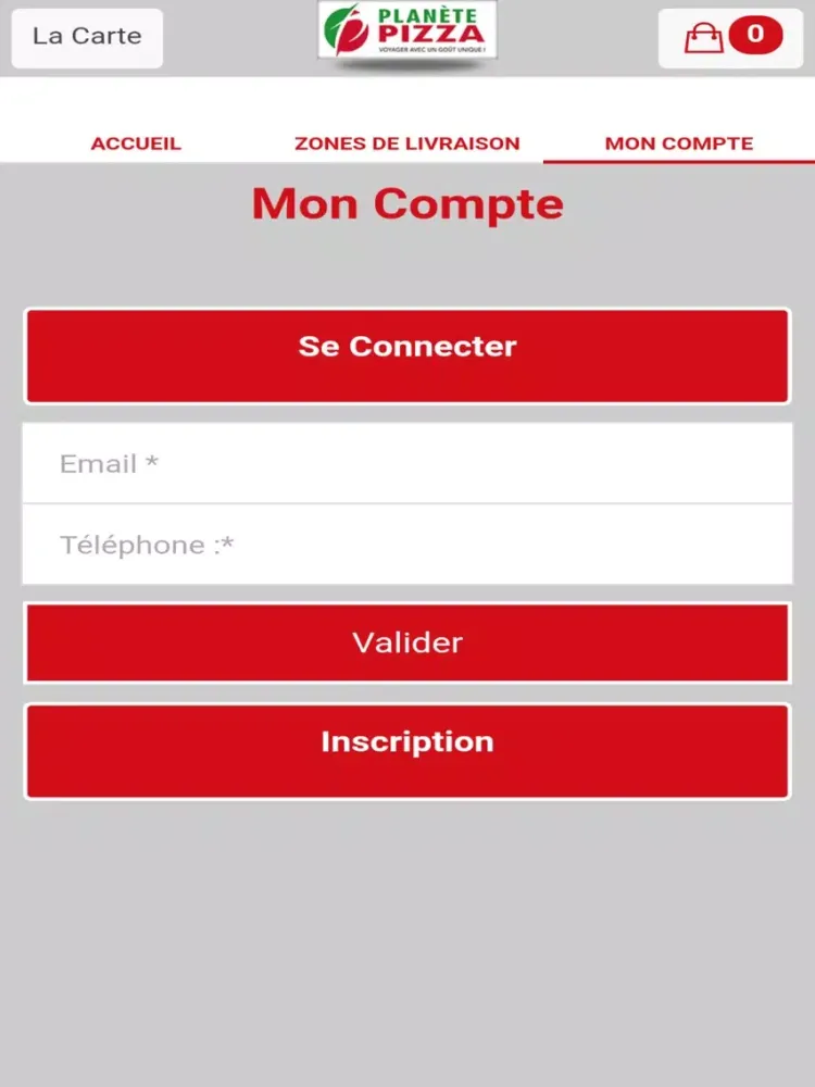 Planete Pizza Thiais iPad 应用截图