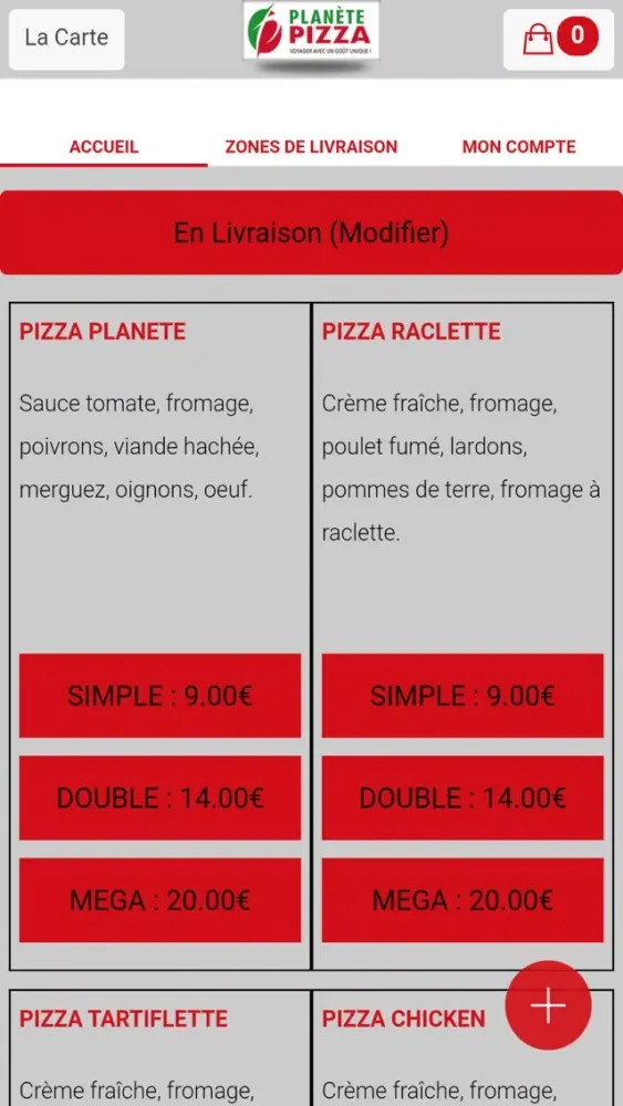 Planete Pizza Thiais应用截图