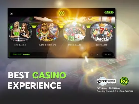 Ảnh chụp màn hình của 888 Casino: Real money, NJ iPad 