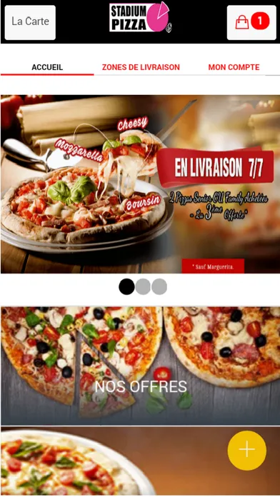 Zrzuty ekranu Stadium Pizza.