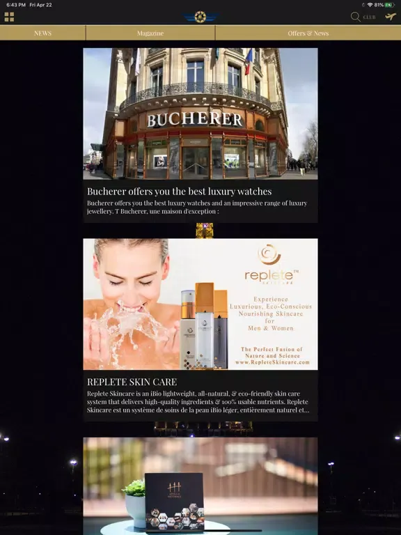 Zrzuty ekranu Club Amilcar iPad 
