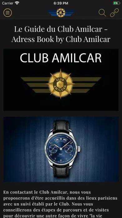 Zrzuty ekranu Club Amilcar