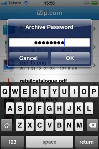 iZip.com Screenshots